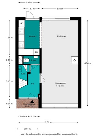 Plattegrond - Kijsveld 20, 4816 JN Breda - Kijsveld 20 - Begane grond - 2D.jpg